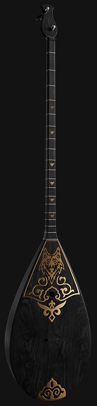 Dombra Rhythm Instrument Vertical